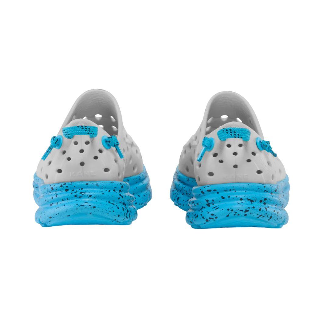 Kane Revive Kids Active Recovery Shoes - Foggy Gray/Highlighter Blue